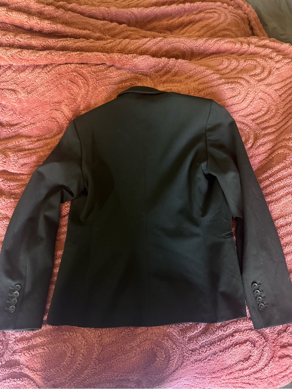 Express Black Single-Button Women's Blazer - Picture 2 of 5